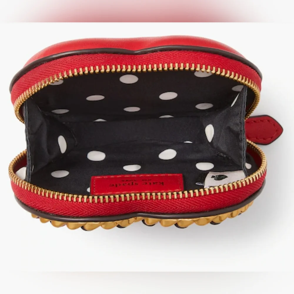 NWT Kate Spade 3D Heart Novelty Coin Purse - Picture 2 of 2